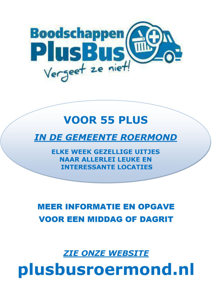 Wordt lid bij de BoodschappenPlusBus Roermond